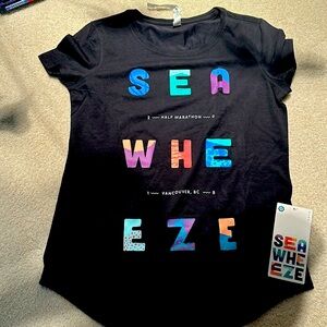 lululemon 2018 seawheeze 1/2 marathon love tee